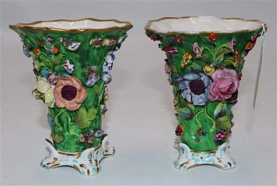 Pair of Spode vases